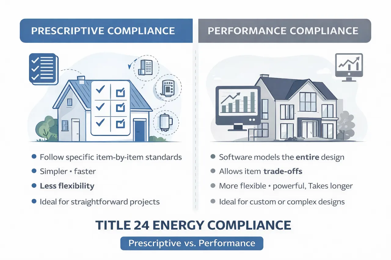 Prescriptive vs Performance Title 24: What's the Difference and Which One Do You Need?